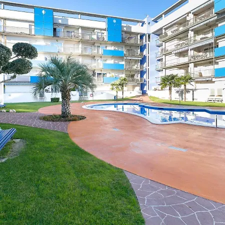 Apartment Familiar En Con Piscina, Terraza Y Parking Cerca De La Playa - Es-228-116 Roses