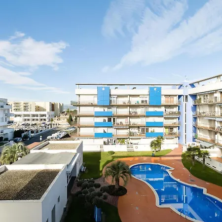 Familiar En Con Piscina, Terraza Y Parking Cerca De La Playa - Es-228-116 * Roses